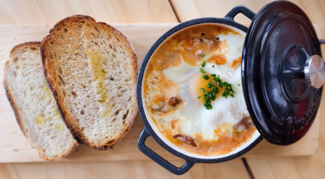 Turkish Baked Eggs at Fifth Palate